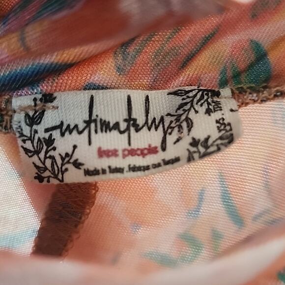 Free People Nowhere To Be Silky Retro XS Dress - Picture 6 of 12